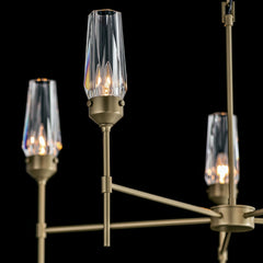 Luma 5 Arm Chandelier by Hubbardton Forge with Dimmable Functionality & Customizable Finishes