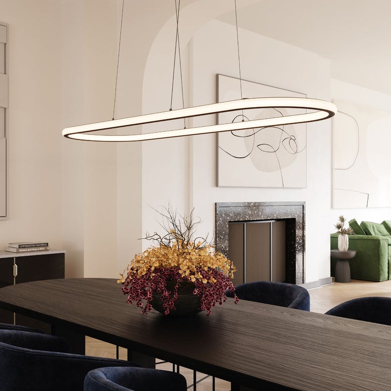 Luna 36-Inch LED Racetrack Pendant by SONNEMAN 2241