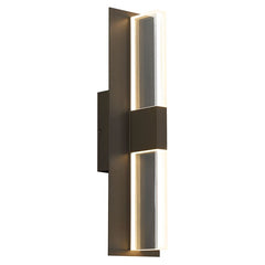 Lyft 18" Outdoor Wall Sconce by Visual Comfort - Dimmable LED, ETL Wet Rated, Multiple Finishes