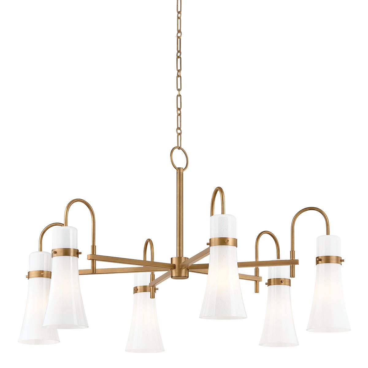 Maple 6-Light Chandelier by Troy Lighting F3430-PBR