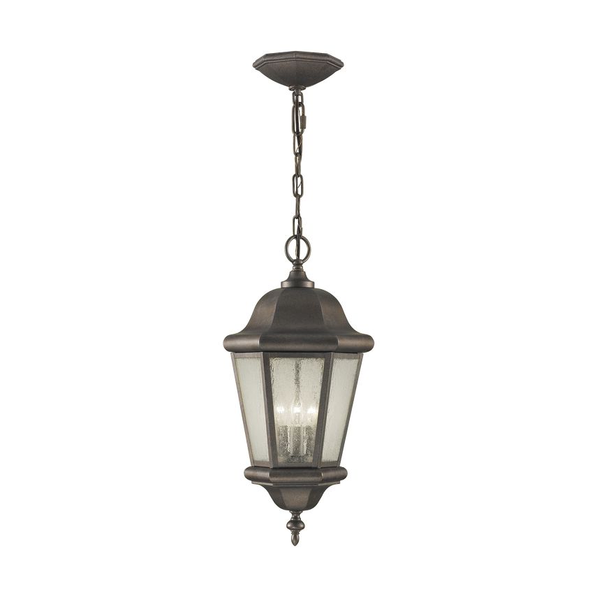 Martinsville 3 Light Outdoor Pendant Lantern by Visual Comfort – Victorian Design with Dimmable Lighting