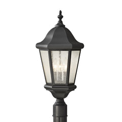 Martinsville 3-Light Outdoor Post Lantern by Visual Comfort - Victorian Design, Dimmable, Durable Aluminum