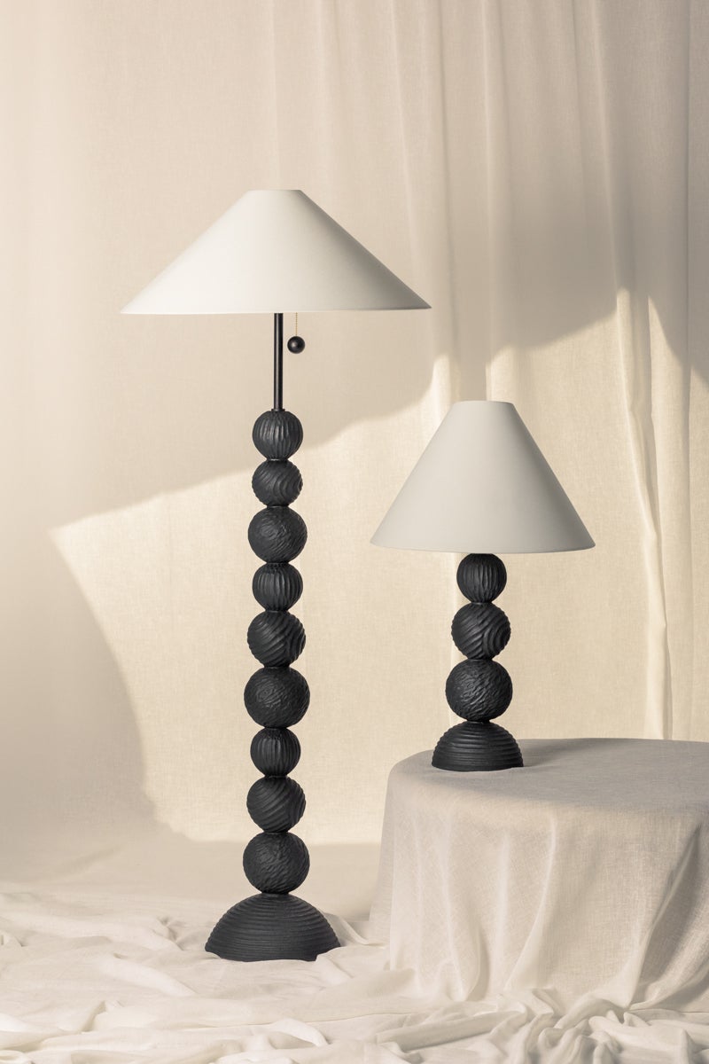 Miela Floor Lamp by Troy Lighting PFL1564-FOR/CBF