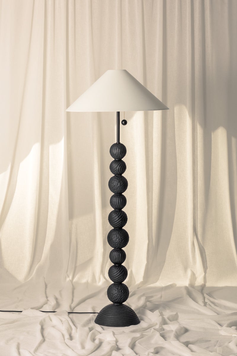 Miela Floor Lamp by Troy Lighting PFL1564-FOR/CBF