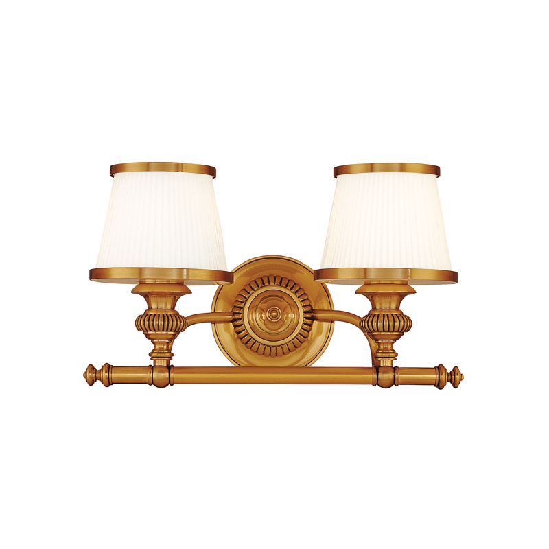 Milton 2-Light Vanity Light by Hudson Valley Lighting 2002