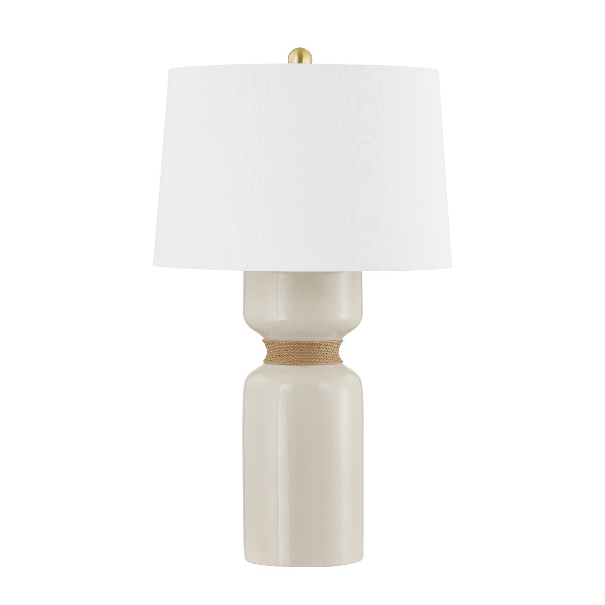 Mindy Cylindrical Table Lamp by Hudson Valley Lighting BKO1101-AGB/CIC