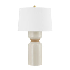 Mindy Cylindrical Table Lamp by Hudson Valley Lighting BKO1101-AGB/CIC