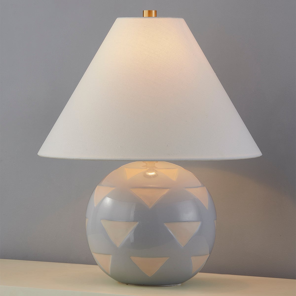 Minnie Table Lamp - Satin Blue