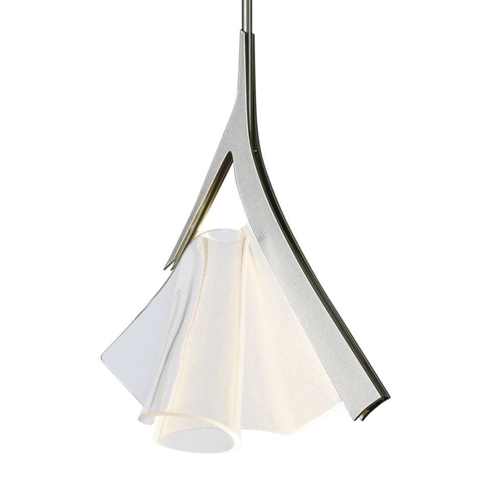 Hubbardton Forge Mobius 1-Light LED Mini Pendant, Dimmable, Energy Efficient, 3000K Warm Light