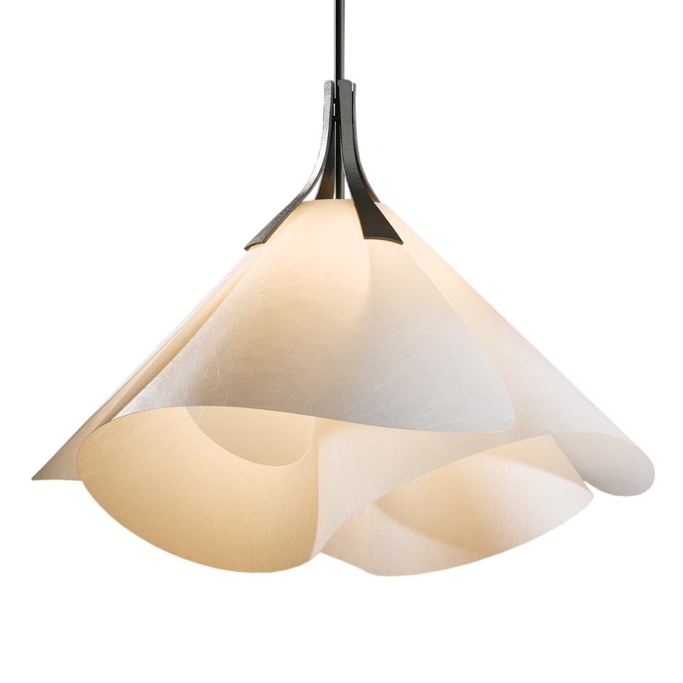 Hubbardton Forge Mobius Large Pendant Light - Dimmable, Frost Glass, Multiple Finishes