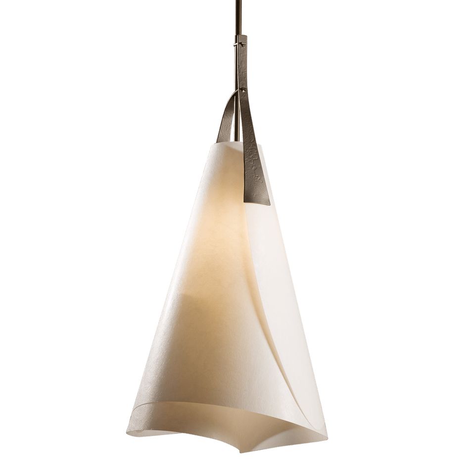 Mobius Tall Pendant Light 28.6" by Hubbardton Forge - Dimmable, Versatile Design, Various Finishes