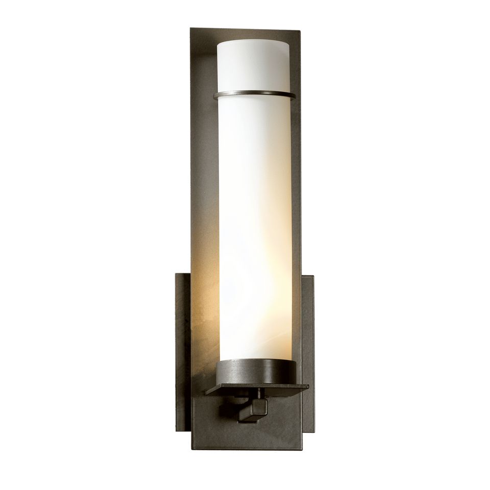 New Town Sconce by Hubbardton Forge 204260, Handcrafted Iron Wall Light, Dimmable, UL Damp Rated