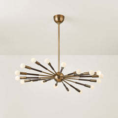 Obie Chandelier by Troy Lighting F3036-PBR/BRZ