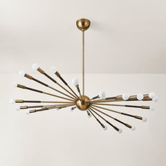 Obie Large Chandelier by Troy Lighting F3051-PBR/BRZ