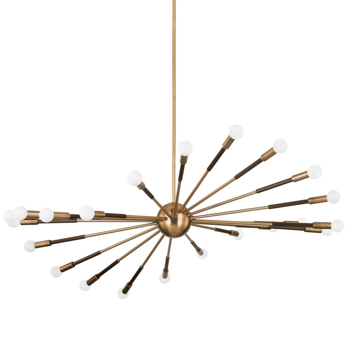 Obie Large Chandelier by Troy Lighting F3051-PBR/BRZ