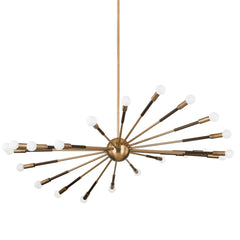 Obie Large Chandelier by Troy Lighting F3051-PBR/BRZ