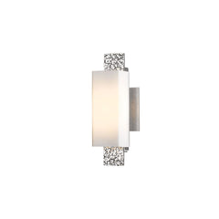 Oceanus 1 Light Sconce by Hubbardton Forge, Opal Glass Shade, Customizable Finishes, Dimmable