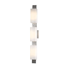 Hubbardton Forge Oceanus 3 Light Sconce, Dimmable Wall Light, Fluid Design, UL Damp Rated