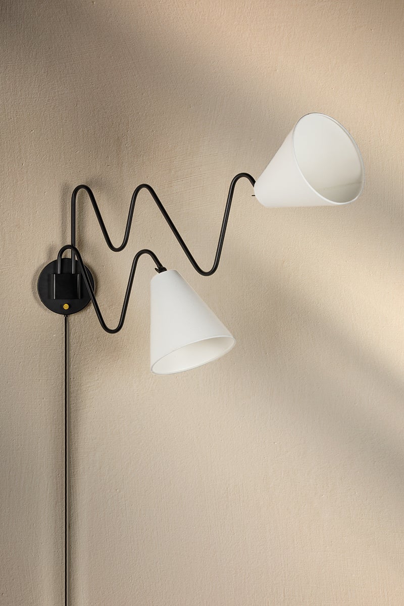 Onda 2-Light Plug-In Wall Sconce by Mitzi HL699102