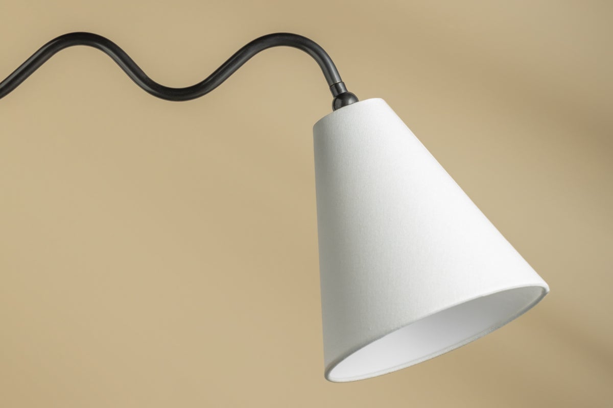 Mitzi Onda 3-Light Chandelier with Unique Curved Arms, Dimmable Lighting, Aged Brass Finish