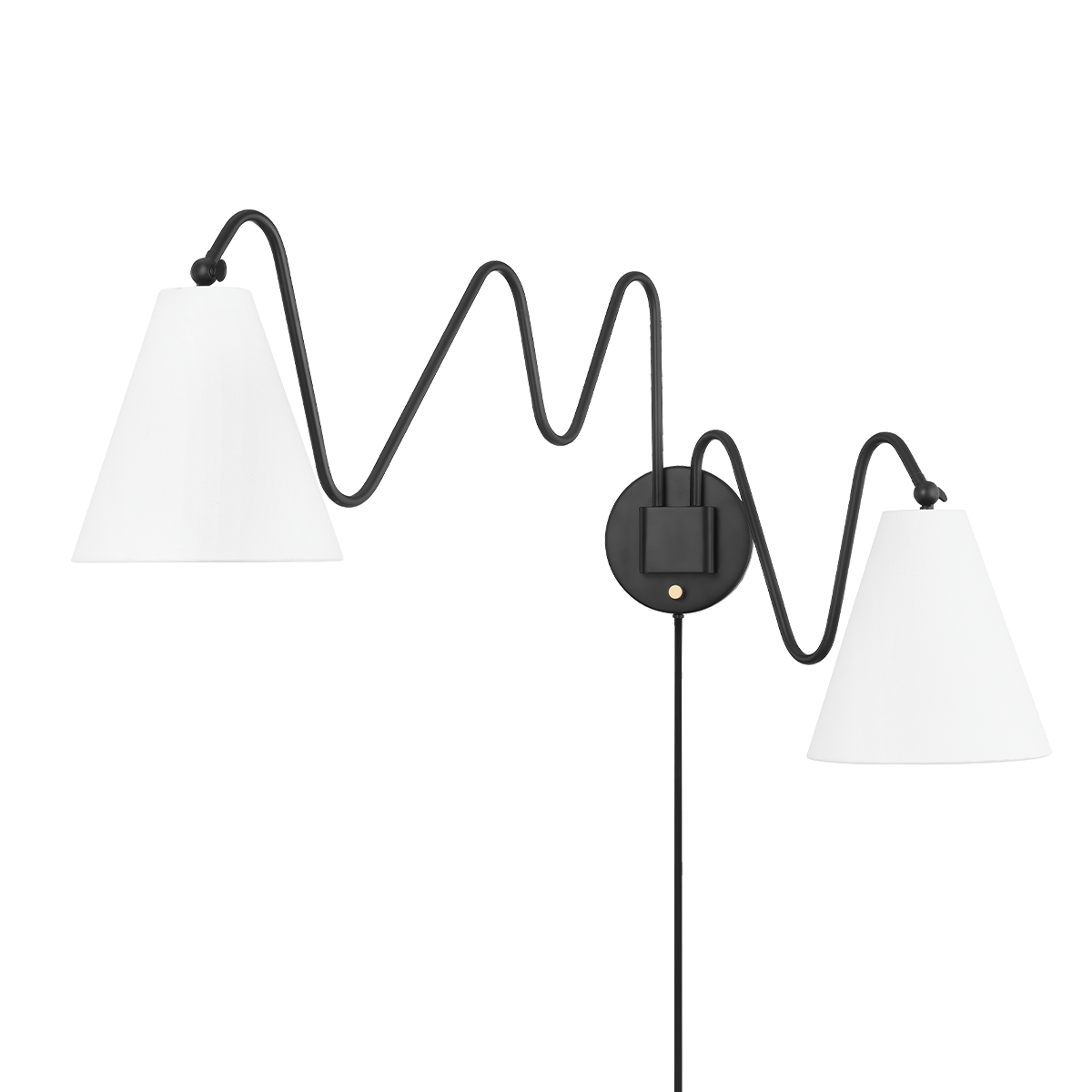 Onda Plug-In Sconce - 2 Light