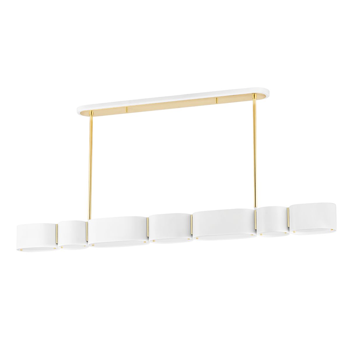 Opal Linear Chandelier by Corbett Lighting 393-54