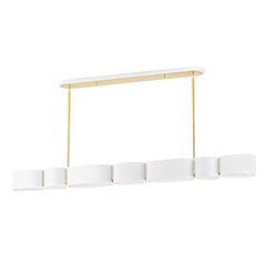 Opal Linear Chandelier by Corbett Lighting 393-54