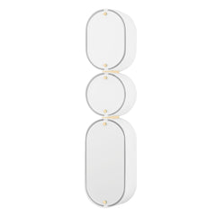 Opal Sconce 3-Bulb Wall Light by Corbett Lighting - Modern Design with Dimmable Functionality and Elegant Glass Shade