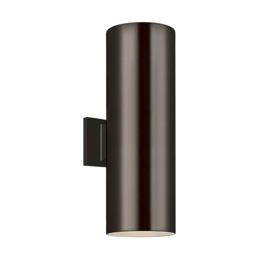 Outdoor Cylinders Large 2 LED Wall Lantern by Visual Comfort 8413997S