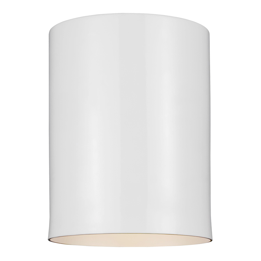 Outdoor Cylinders One Light Outdoor Flush Mount