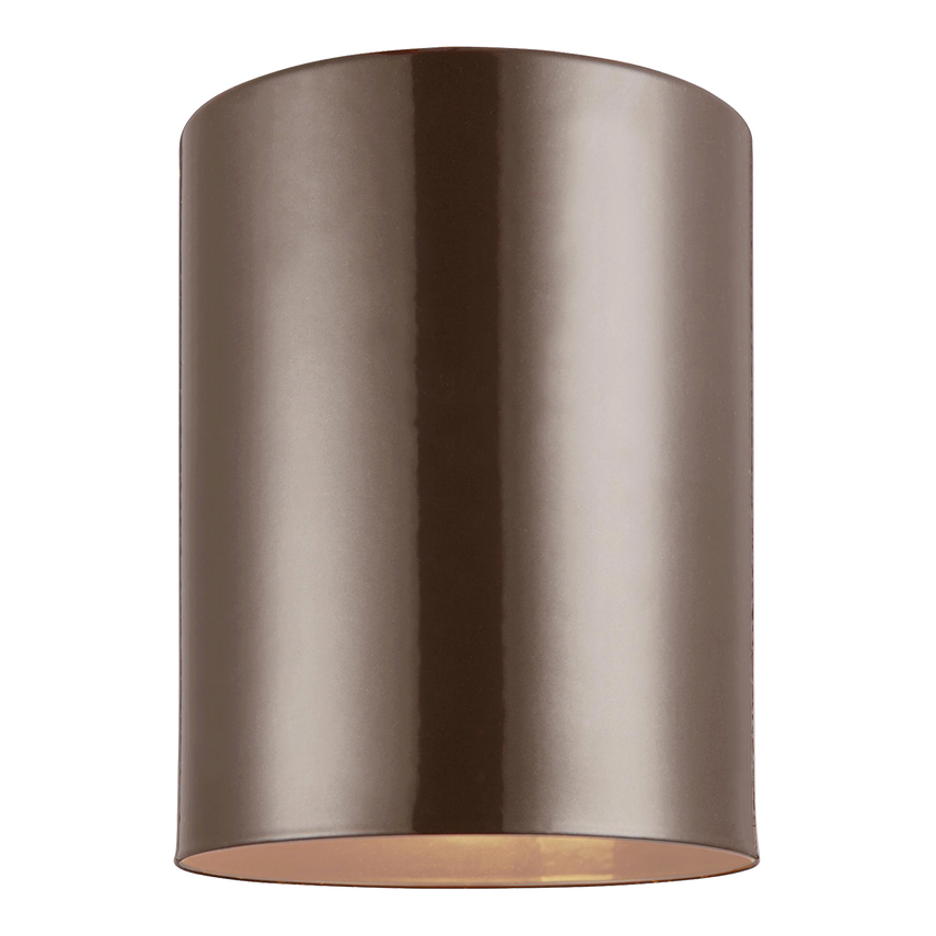 Outdoor Cylinders One Light Outdoor Flush Mount