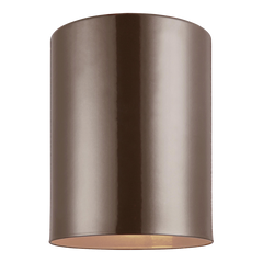 Outdoor Cylinders One Light Outdoor Flush Mount