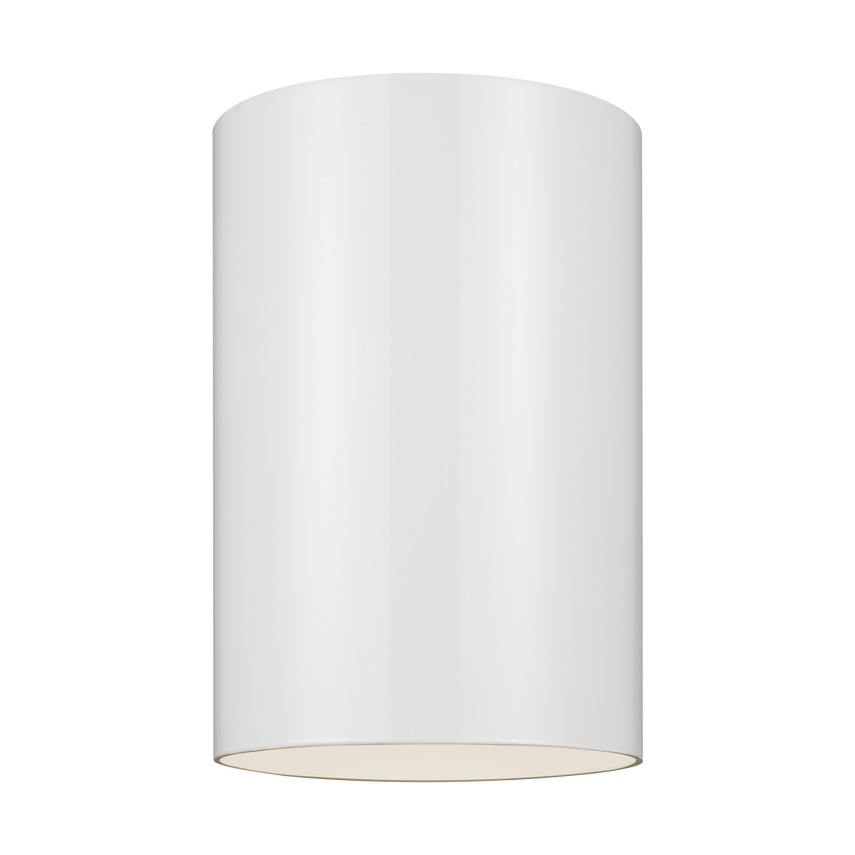 Outdoor Cylinders Small LED Flush Mount