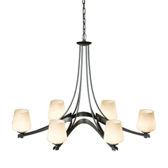 Oval Ribbon 6 Arm Chandelier by Hubbardton Forge 104106