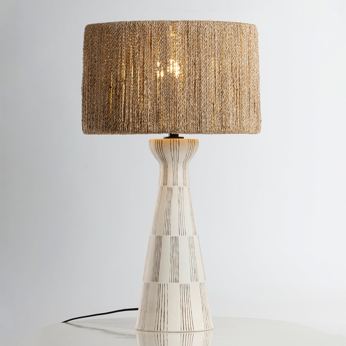 Palma Table Lamp by Troy Lighting PTL1230-SBK/CGH