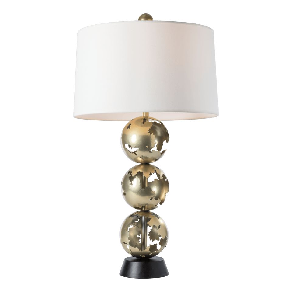 Hubbardton Forge Pangea Tall Table Lamp 272120 - Unique Hand-Forged Brutalist Design with Dimmable Lighting