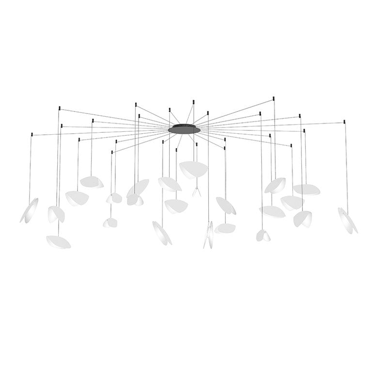 Papillons 24-Light Swag LED Chandelier by SONNEMAN 2909