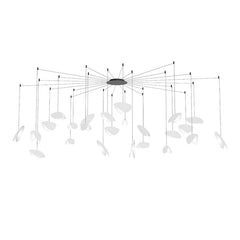 Papillons 24-Light Swag LED Chandelier by SONNEMAN 2909