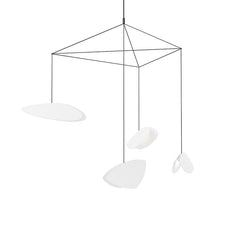 Papillons 4-Light Small LED Chandelier by SONNEMAN - Dimmable, Energy-Efficient, Adjustable Height