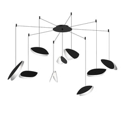 Papillons 9-Light Swag LED Chandelier by SONNEMAN 2905