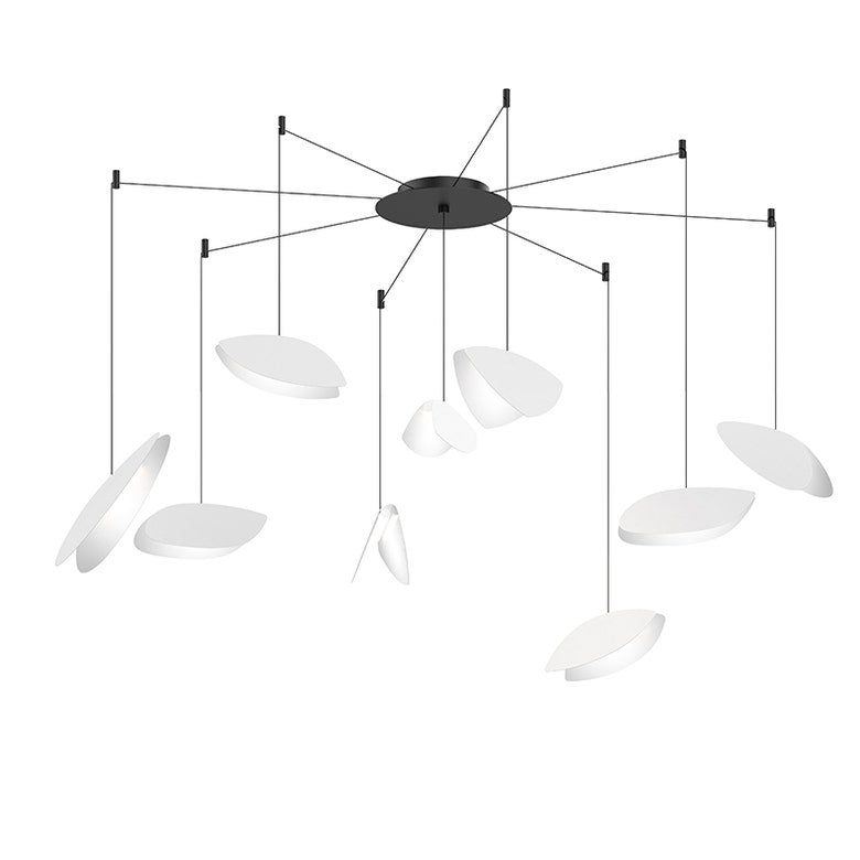 Papillons 9-Light Swag LED Chandelier by SONNEMAN 2905