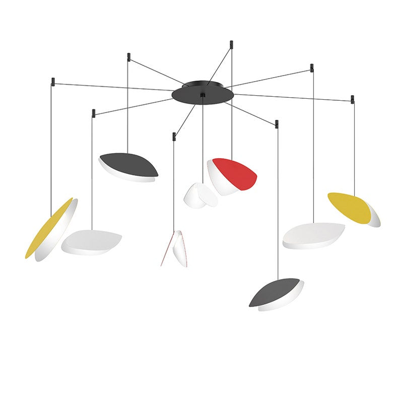 Papillons 9-Light Swag LED Chandelier by SONNEMAN 2905