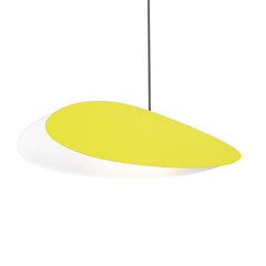 Sonneman Papillons Long Oval LED Pendant Light, Dimmable, Energy Efficient, Satin Black Finish