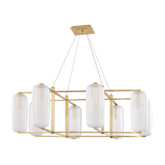 Pebble 8-Light Chandelier by Hudson Valley Lighting 3478-AGB