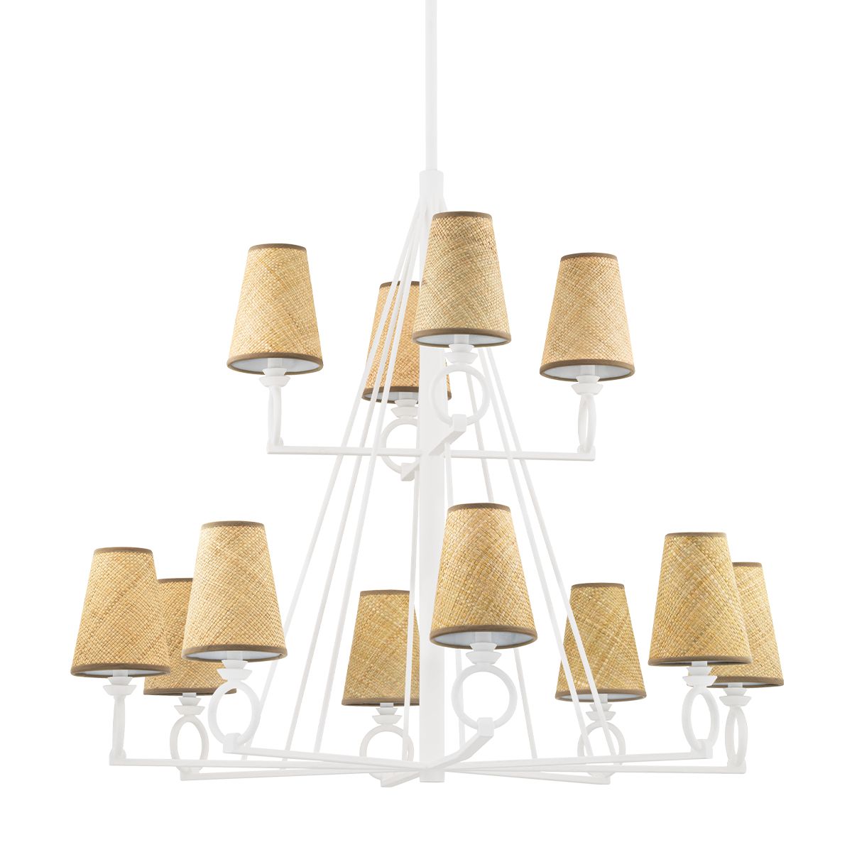 Pendelton 12-Light Chandelier by Hudson Valley Lighting 1744-WP