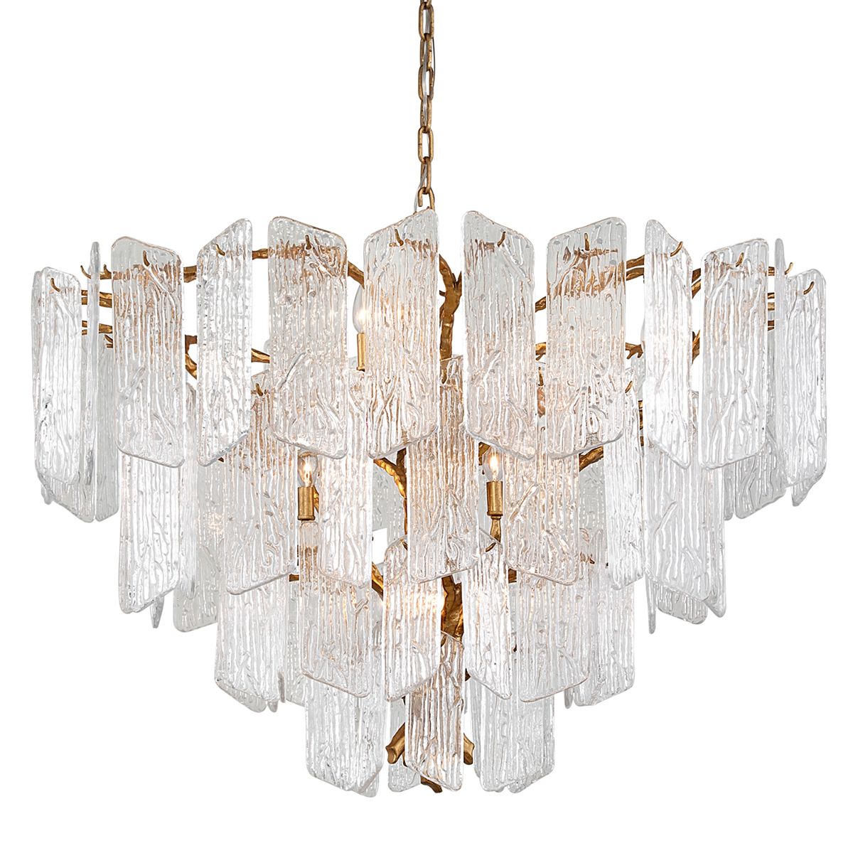 Piemonte Large Chandelier by Corbett Lighting 244-412-GL