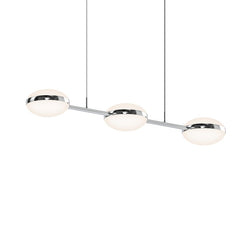 SONNEMAN Pillows Linear Chandelier - Dimmable LED, Aluminum Frame, Multiple Finish Options, 28W, 2575 Lumens