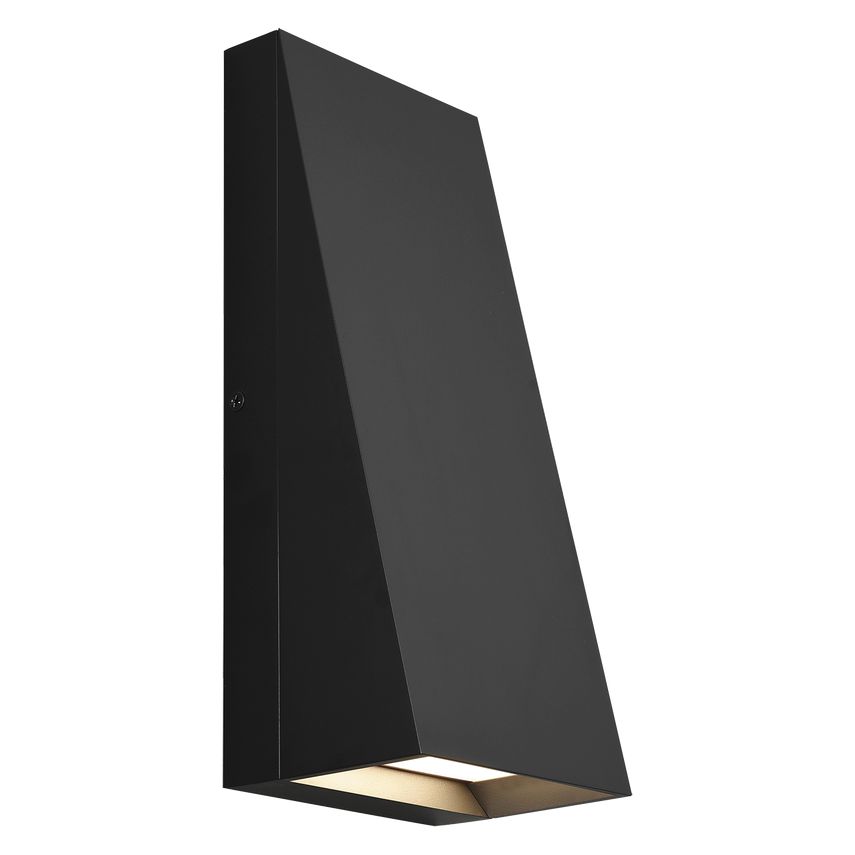 Pitch 12 Architectural Outdoor Wall Sconce by Visual Comfort, Dimmable LED, ETL Wet Rated, 3000K Warm Light