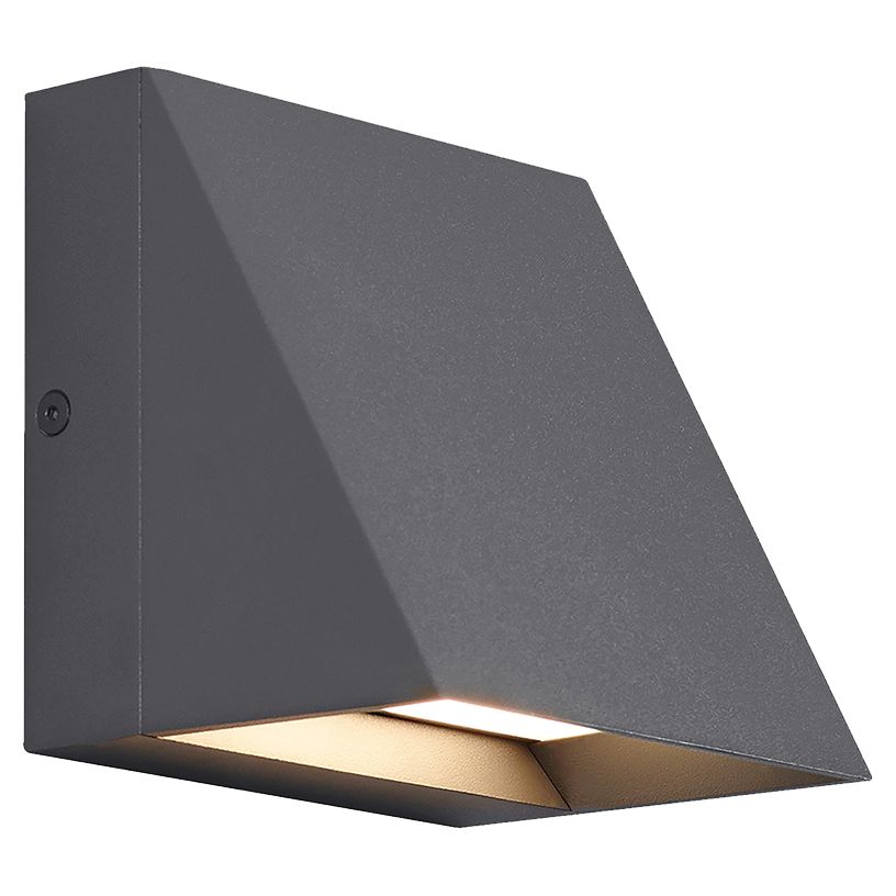 Visual Comfort Pitch 1-Light Outdoor Wall Sconce, Dimmable LED, 823 Lumens, ETL Wet Rated, Versatile Design