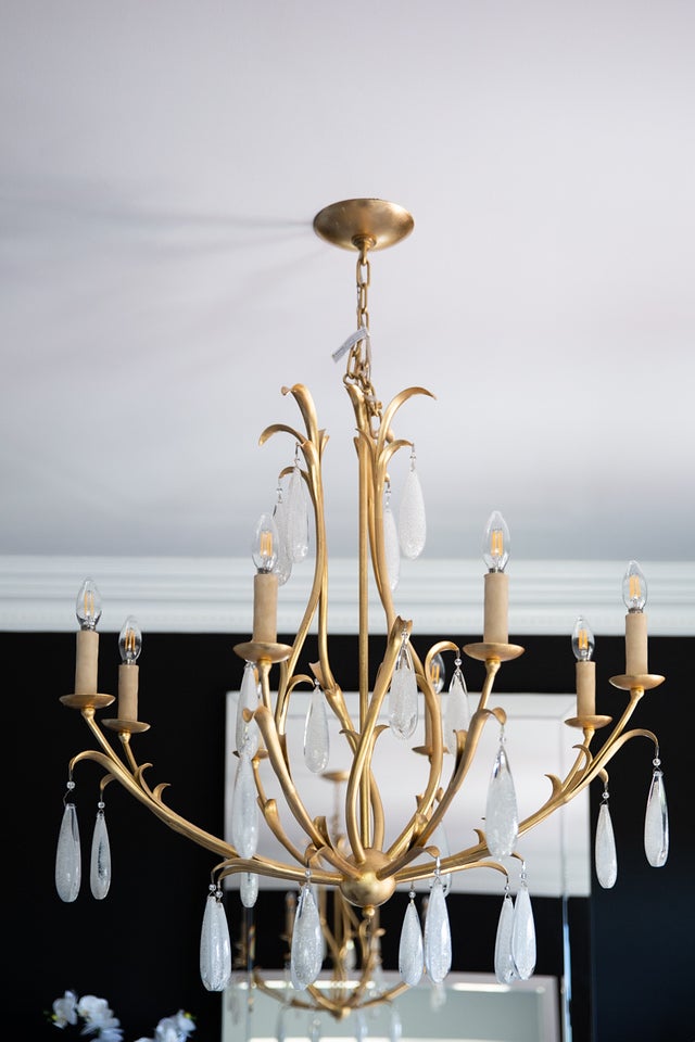 Prosecco Medium Chandelier by Corbett Lighting 293-08-GL